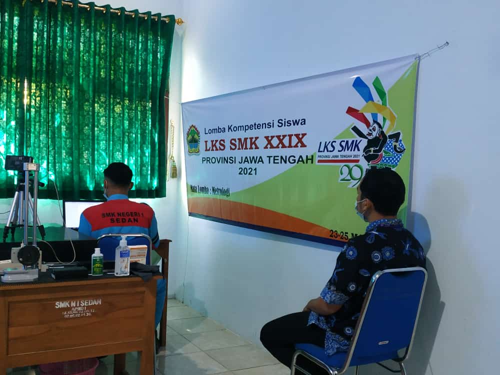 SMK N1 Sedan mewakili Rembang pada LKS Metrology Tingkat provinsi 